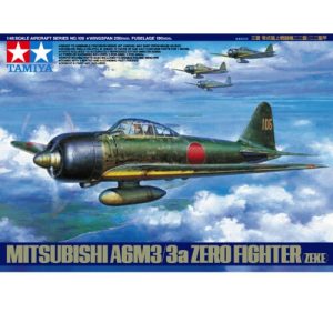 Tamiya 61108 Mitsubishi A6M3/3a Zero Fighter (ZEKE) Kit Montaggio 1/48