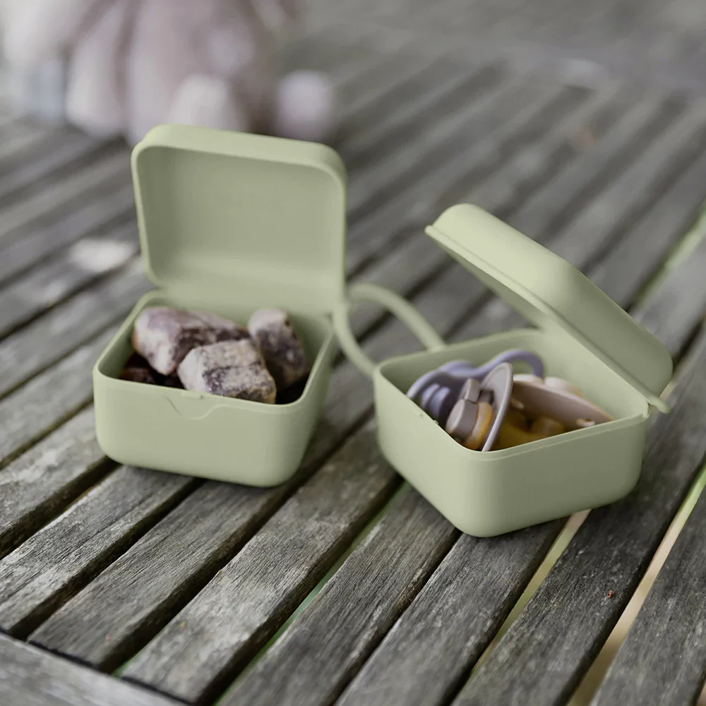 Scatola porta ciuccio 3-in-1 Paci Pod Sage - immagine 4