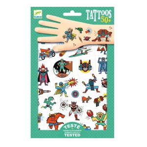 Tatuaggi temporanei, Eroi vs Nemici 50pz