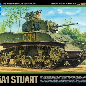 Tamiya 32606 U.S. Light Tank M5A1 Stuart Kit Montaggio 1/48