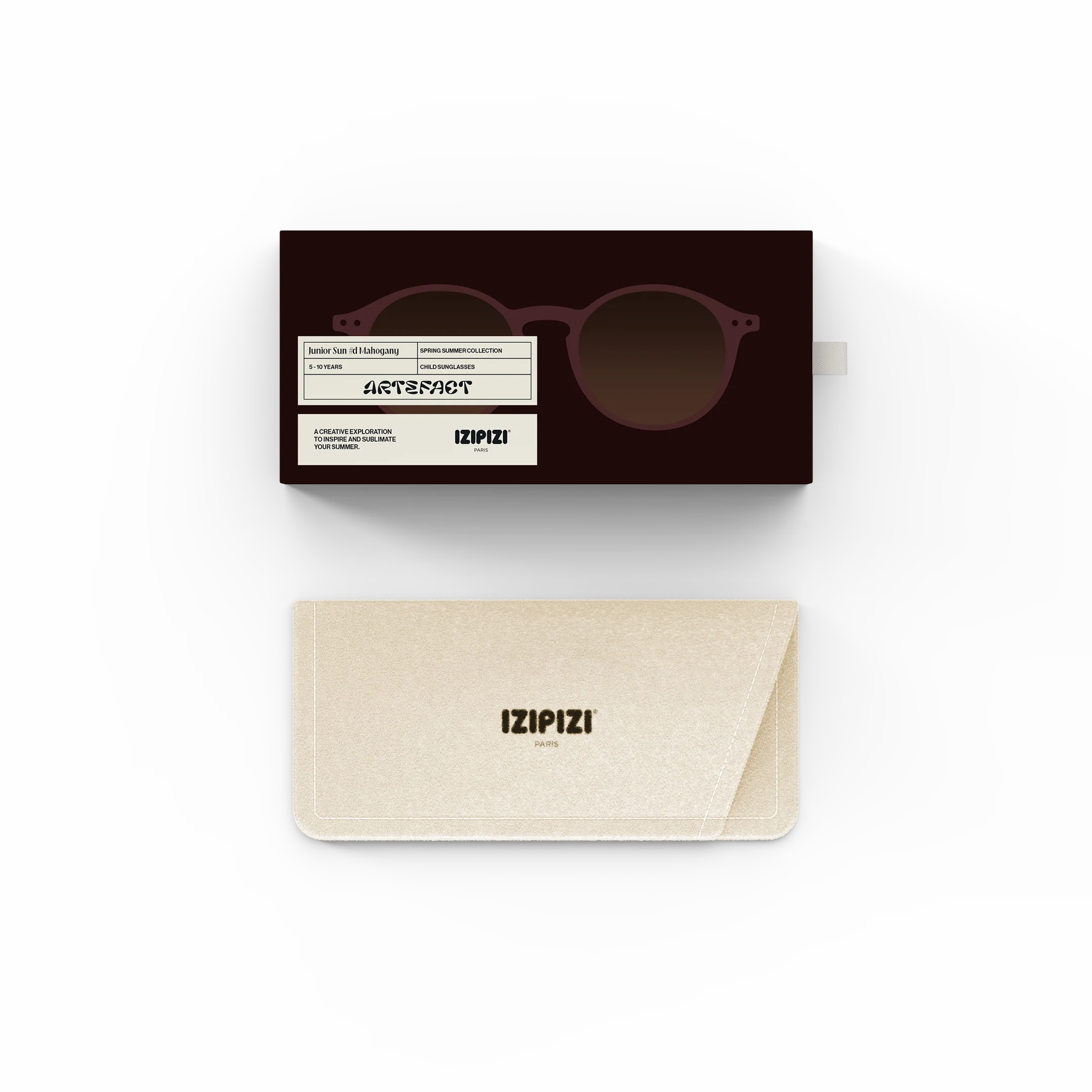 Occhiali da sole polarizzati e flessibili 5-10 anni, Iconic Mahogany - immagine 6
