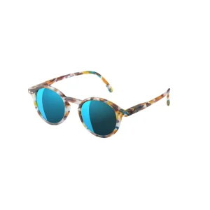 Occhiali da sole polarizzati e flessibili 5-10 anni, Iconic Mirror Blue tortoise