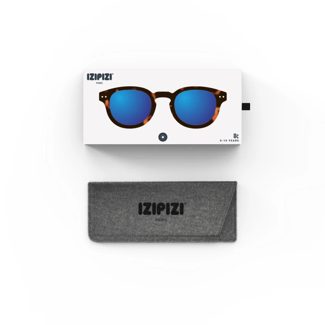 Occhiali da sole polarizzati e flessibili 5-10 anni, Retro Mirror tortoise - immagine 6