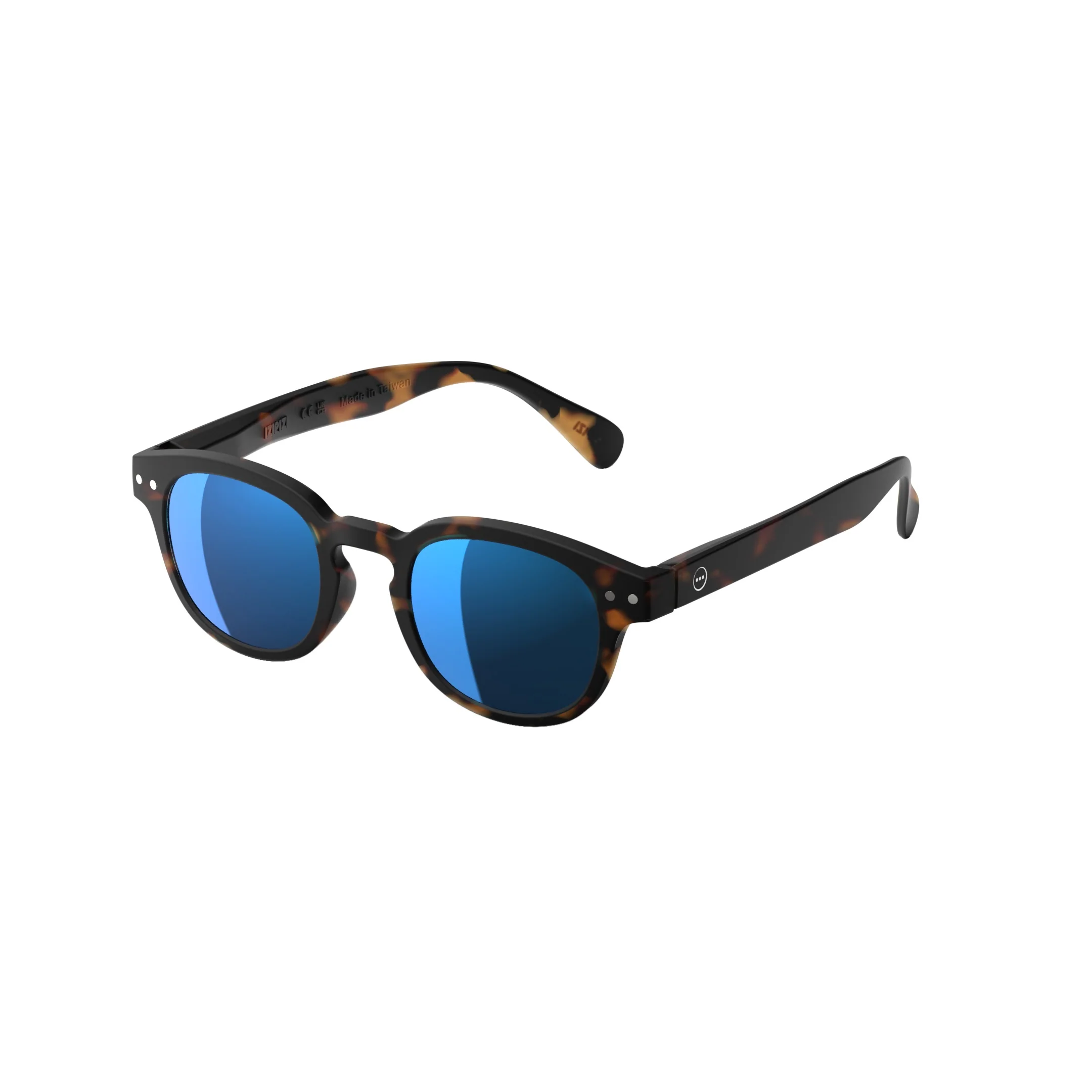 Occhiali da sole polarizzati e flessibili 5-10 anni, Retro Mirror tortoise - immagine 2