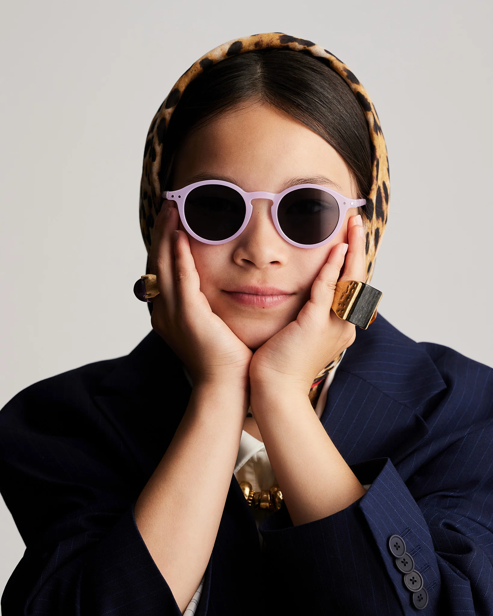 Occhiali da sole polarizzati 5-10 anni, Iconic Lilac - immagine 3