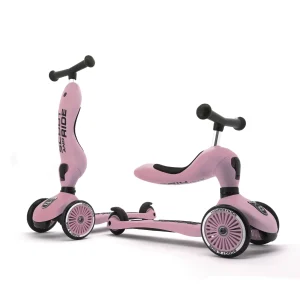 Monopattino trasformabile 2 in 1 Highwaykick 1, Rosa