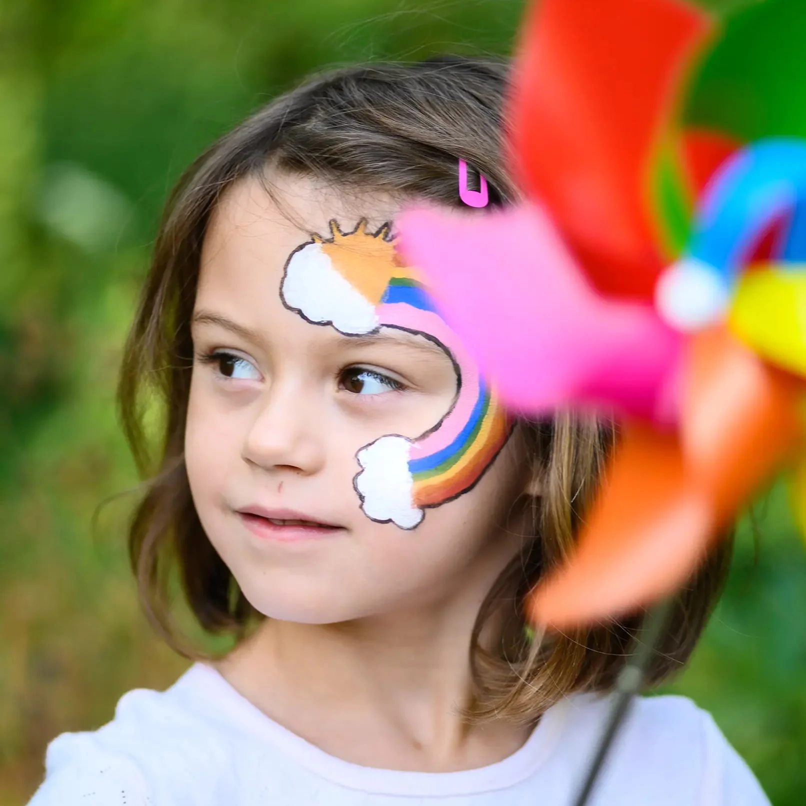 Colori bio face painting 6 colori, Arcobaleno - immagine 7