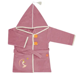 Accappatoio personalizzabile 4/6 anni Rosa antico