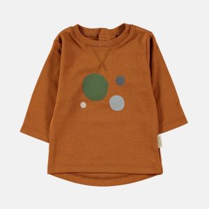 Maglietta manica lunga pima cotone, Almond