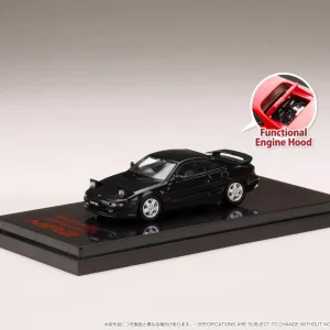 Hobby Japan Toyota MR2 (SW20) GT-S Open Headlights 1996 Black Die Cast 1/64