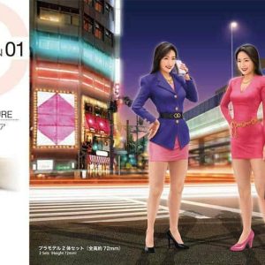 Hasegawa 29101 80’s Bubbly Girls Figure Kit Montaggio 1/24