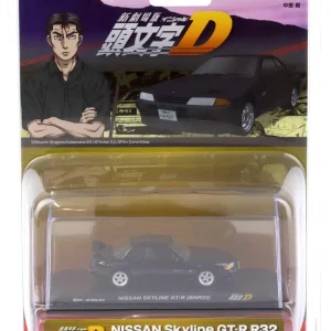 Kyosho Nissan Skyline GT-R (BNR32) “Initial D” Black Die Cast 1/64