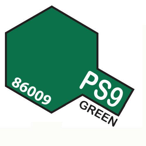 Tamiya PS9 Green Bomboletta Spray Per Policarbonato 100ml
