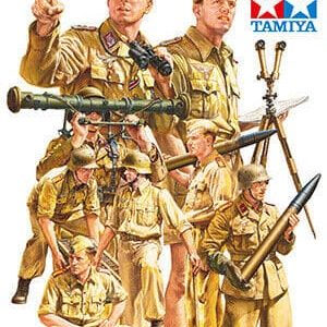 Tamiya 35343 Military Miniatures German Africa Corps Luftwaffe Artillery Kit Montaggio 1/35