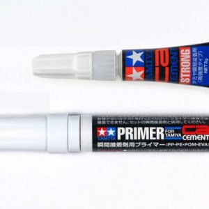 Tamiya 87211 CA Cement & Primer Set (PP/PE/POM/EVA)