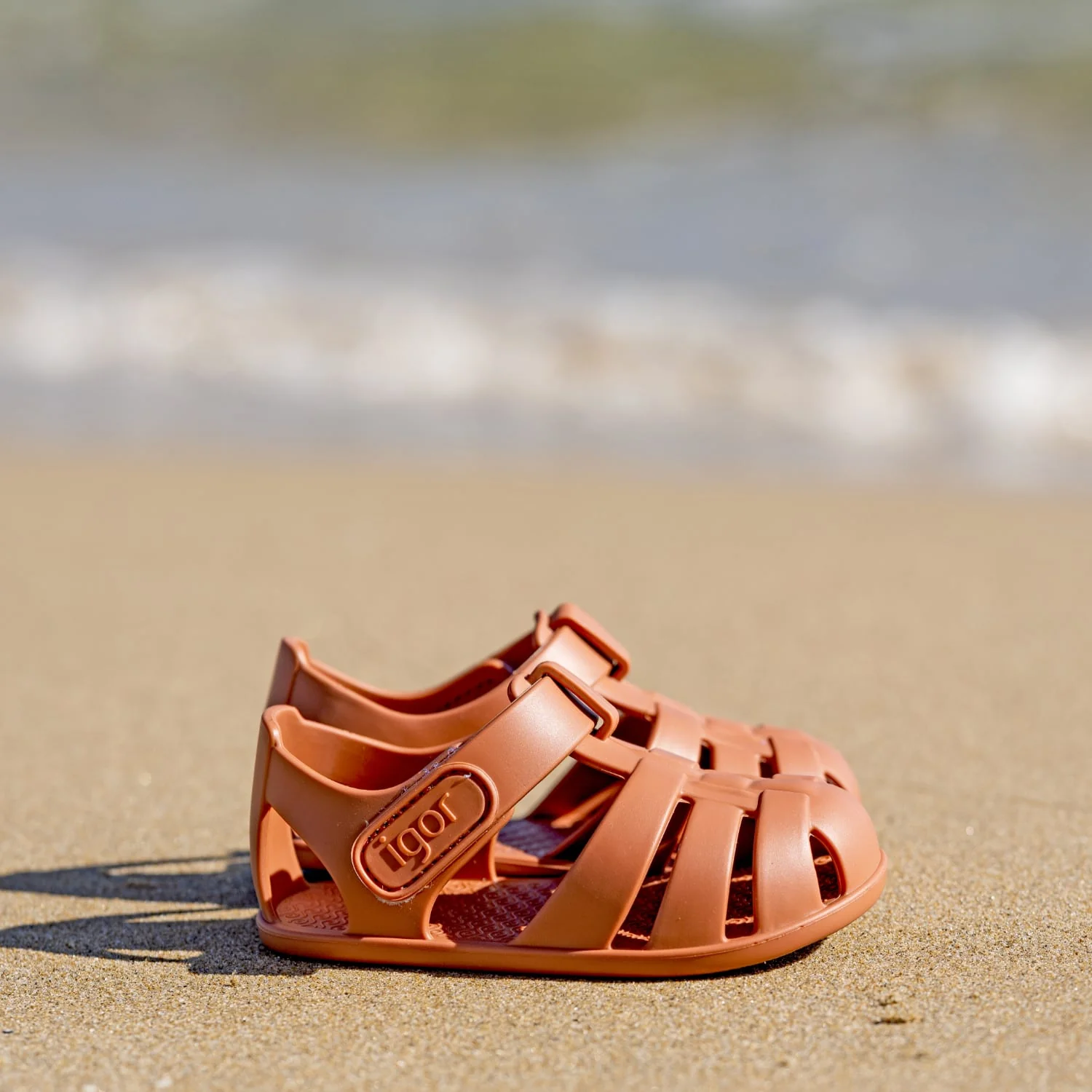 Sandali da spiaggia concetto barefoot, Terracotta - immagine 3