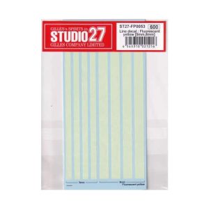 Studio 27 Line Decal Fluorescent Yellow (5mm, 8mm)